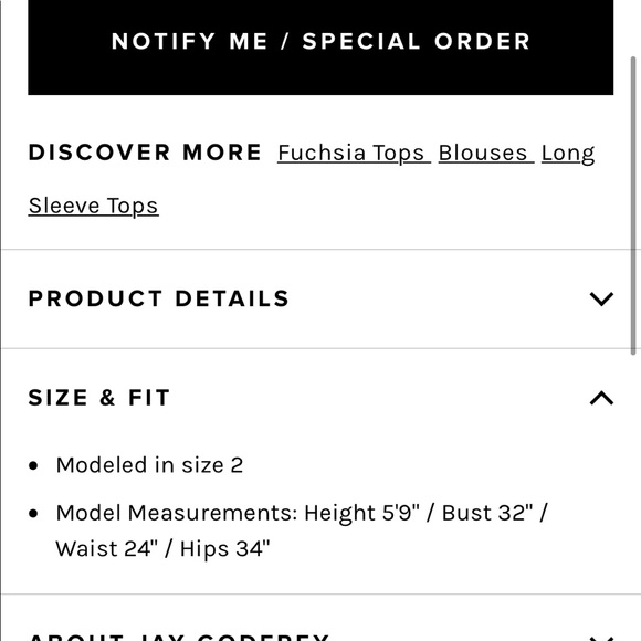 NEW** 100% Silk Jaygodfrey blouse - Picture 8 of 9